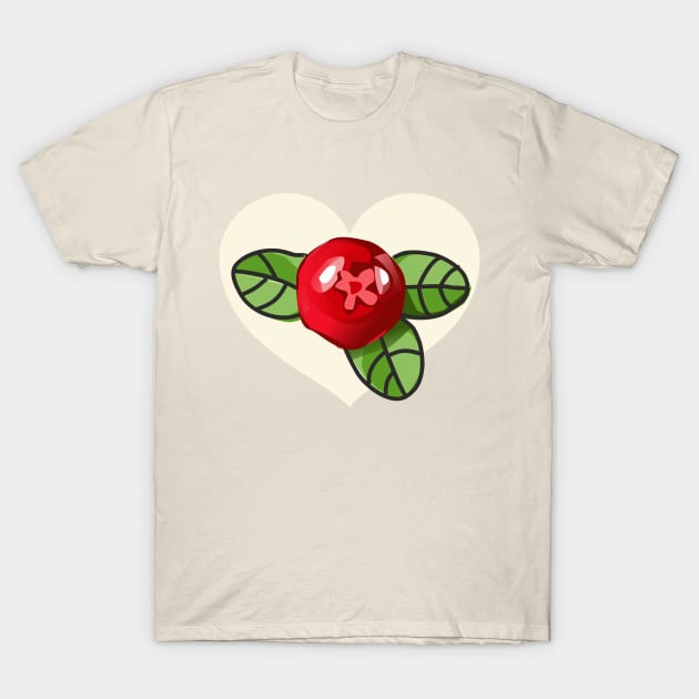 Sweet cranberry in the heart T-Shirt by Voxyterra